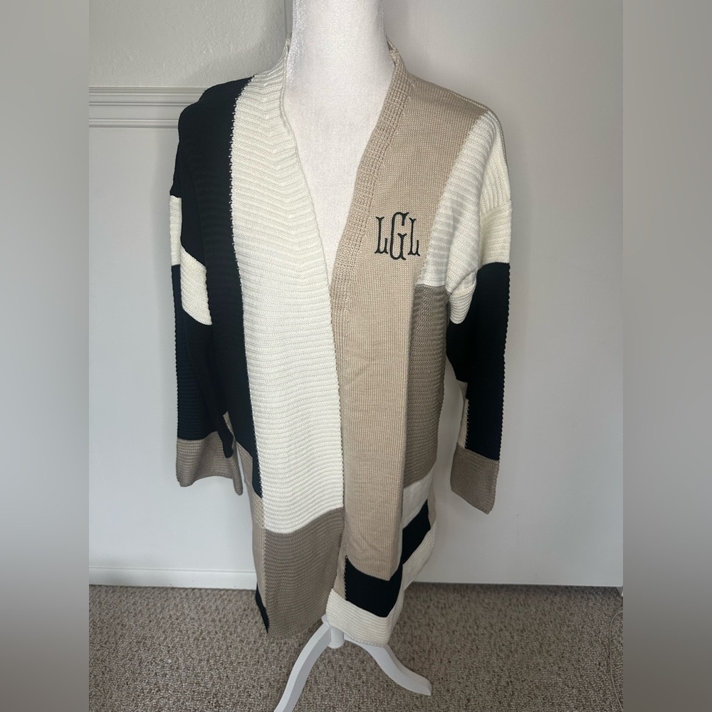 Marleylilly monoblock Knit Sweater or Cardigan size L/XL